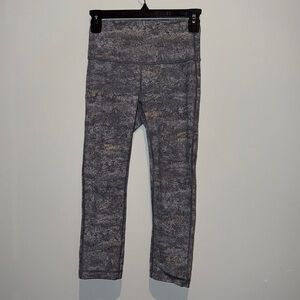 lululemon athletica Gray Patterned Leggings